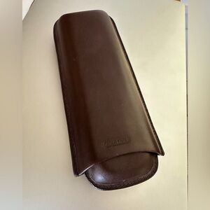 Coach leather cigar holder